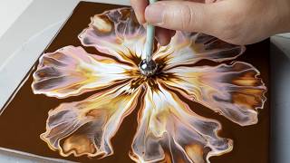 1204 A Truly Beautiful Flower With Melodica Tube Just Acrylic Paint & Water Designer Gemma77