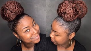 Hey y'all! here is a quick and easy high bun tutorial using marley
hair. i achieved this in under 5 mins, so it's the perfect hairstyle
if you're rush! ...