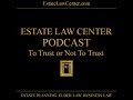 Estate Law Center Podcast - To Trust or Not To Trust - March 2018 Attorney, Author, &amp; Podcast Host Katherine S. Charapich, Esq. shares perspective on the benefits of considering Trusts as part of your Estate Plan in the Commonwealth of Virginia.   Protecting your assets for the benefit of your use and distribution per your intent is worth the process of analyzing what estate planning documents as set forth in the Code of Virginia, are advantageous for your protection.  Asking questions and investing the time is worth having trust in your estate plan.  The material is intended for educational purposes and does not establish an Attorney-Client relationship. The material is dated March 2018. Please contact an Attorney for your personal matters.   For more information visit https://www.EstateLawCenter.com   #EstatePlanning, #RevocableTrust, #IrrevocableTrust, #Will, #Intestate, #EstateAdministration, #RealProperty, #Virginia