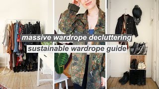 SUSTAINABLE WARDROBE DECLUTTERING //  zerowaste fashion + making a depop shop