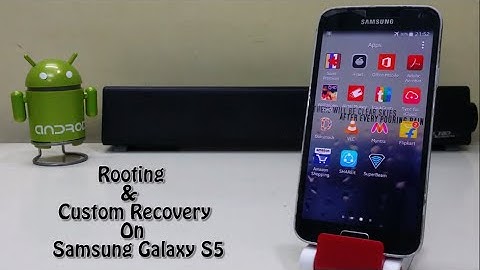 Root & Install Custom Recovery On Samsung Galaxy S5!