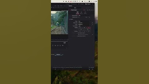Advanced stabilization in DaVinci Resolve
