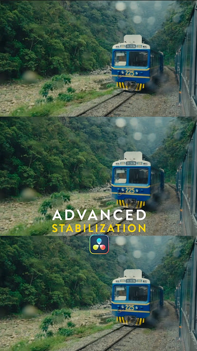 Advanced stabilization in DaVinci Resolve