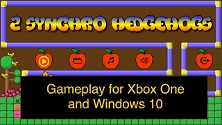 2 Synchro Hedgehogs - Gameplay for Xbox One and Windows 10