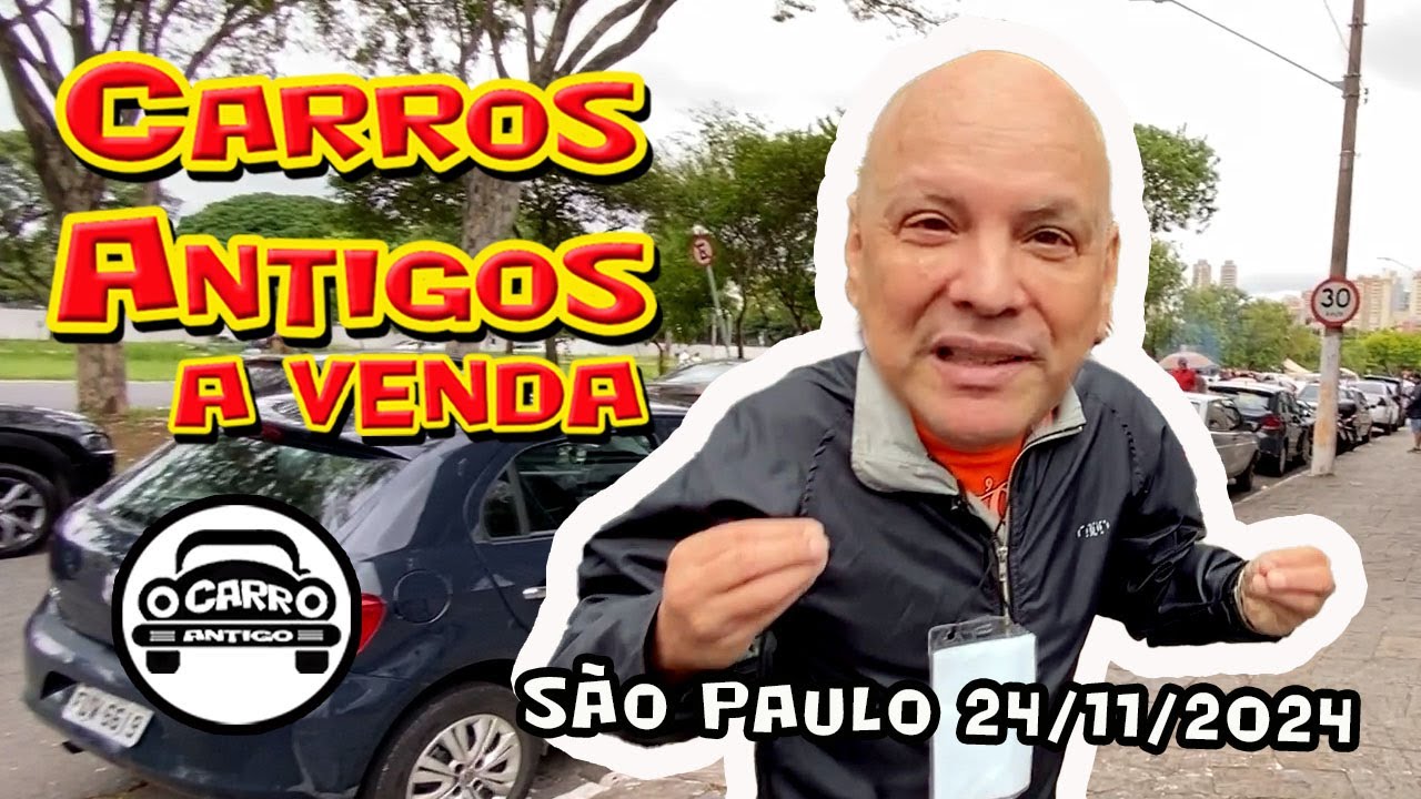 CARROS À VENDA, ANTIGOS E USADOS, OFERTAS EM SÃO PAULO – SP , NA PRAÇA HERÓIS DA FEB, dia 24/11/2024