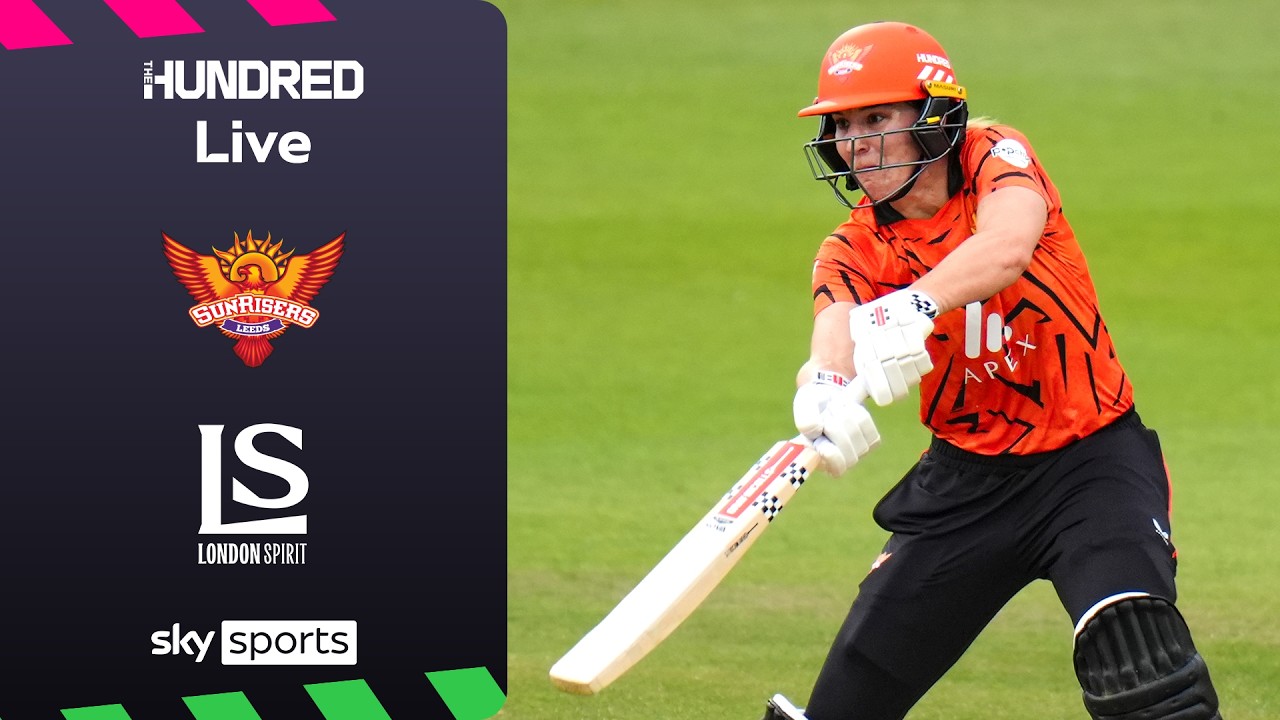 LIVE | SunRisers Leeds Women v London Spirit Women | The Hundred