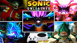 Sonic Unleashed - All Bosses (60 FPS Boost) [Xbox Series S]