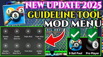 8 Ball Pool Guideline Tool | Pro Player Tool | Mod Menu | All Line Aim | Updated | 2025