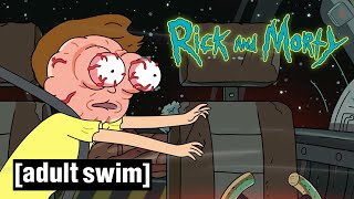 Rick and Morty | Flat Tyre In Space | Adult Swim UK 🇬🇧