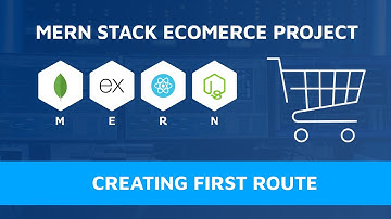 #5 Creating First Route | Mern Stack Development | Ecommerce Website with Mern Stack