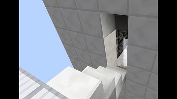 Tutorial: Simple, hidden 1-wide Wall Stairs, Downwards [Java 1.11+] (Schematic)