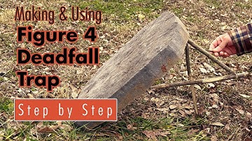 Making and Using a Figure 4 Deadfall Trap - Step by Step
