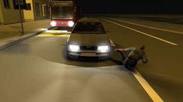 CDV: Pedestrian-vehicle accident - inattention (2020)