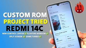 Redmi 14C Custom ROM Install Now🔥 New HyperOS Control Center, Game Turbo, Floating Window & More!