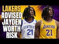 LAKERS ADVISED JAYDEN QUAINTANCE IS WORTH THE RISK