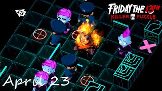 Friday the 13th: Killer Puzzle - Daily Death April 23  Walkthough (iOS, Android)