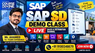 SAP SD Demo | Order to Cash (O2C) Process | Mr. Ahamed | 15+ Years