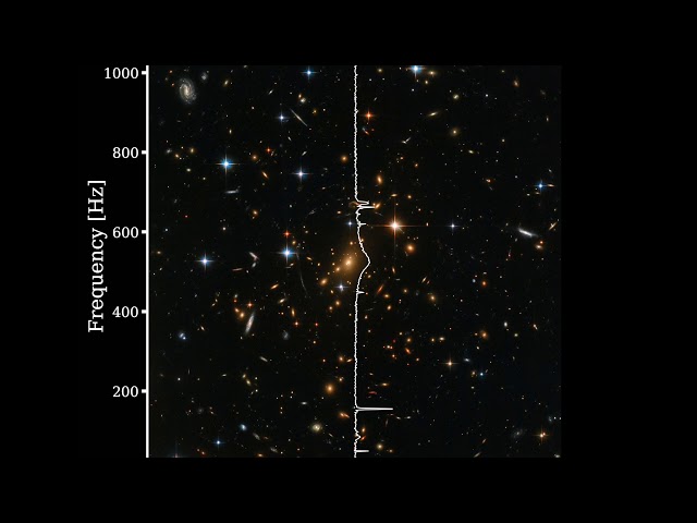Hubble Image of Galaxy Cluster Converted Into Sound class=
