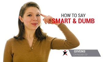 How to Say  "Smart and Dumb" in Chinese | Mandarin MadeEz by ChinesePod