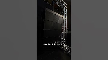 Pro outdoor performance double 12inch line array speaker #linearrayspeakers #speaker #audio