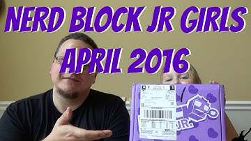 Nerd Block Jr Girls April 2016 Unboxing