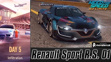 Need For Speed No Limits: Renault Sport R.S. 01 | Terminal Velocity (Day 5 - Infiltration)