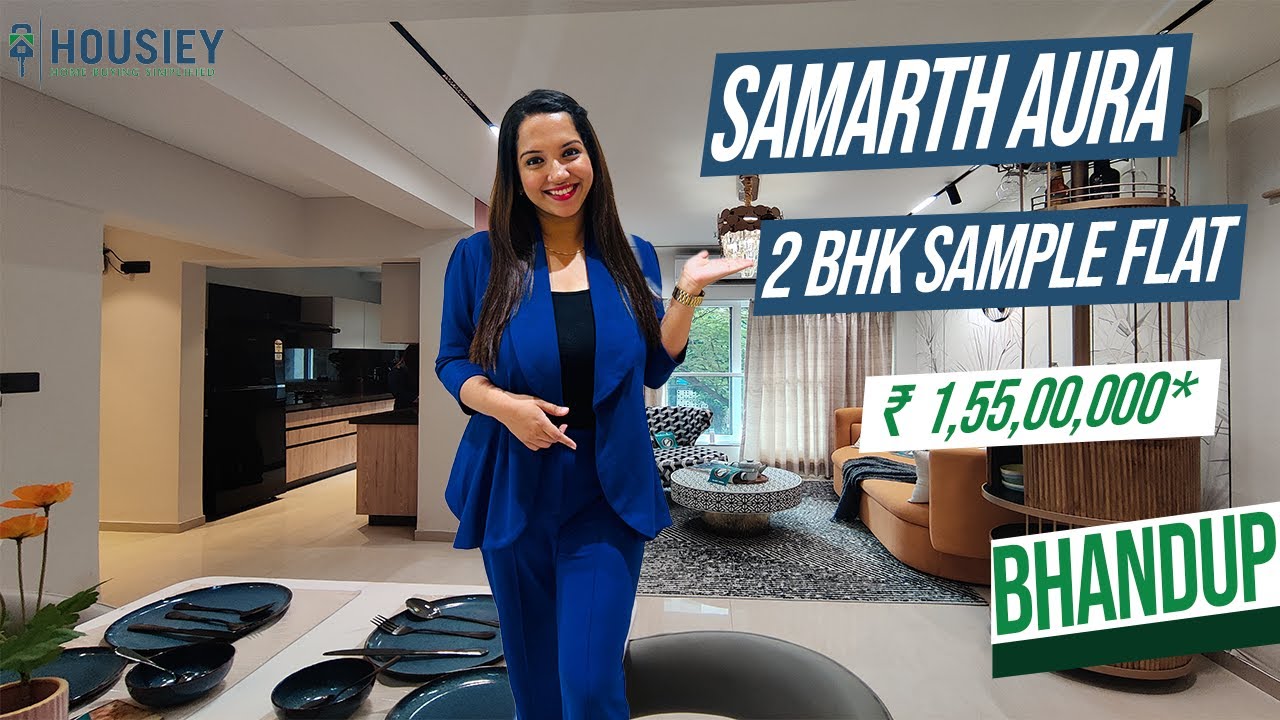 Samarth Aura Bhandup | 2 BHK Sample Flat Tour | Ashapura Bhandup Project