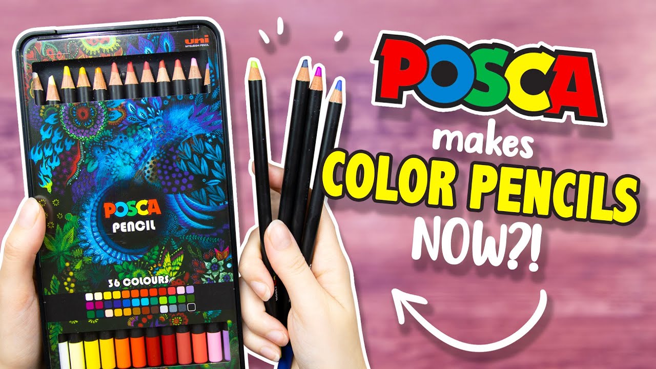 Discover the versatility of uni POSCA colored pencils! 🎨✨ These pencils  offer a smooth color laydown with vivid, matte hues. Perfect for…