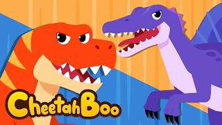 who s stronger t rex spinosaurus dinosaurs kids cheetahboo