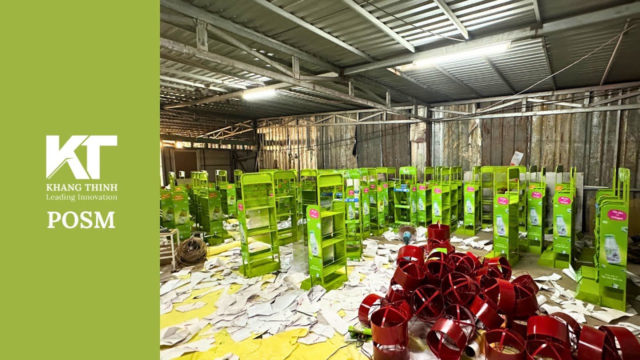 Hạng Mục Quảng Cáo POSM Được Hoàn Thiện Bởi Khang Thịnh