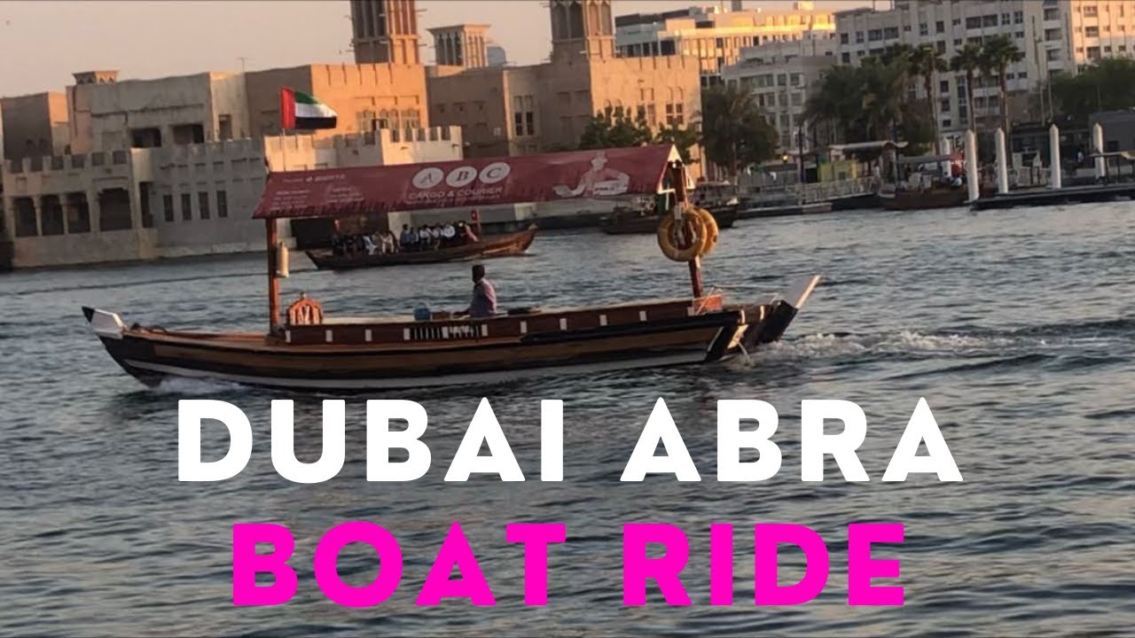Dubai Abra Boat RideOnly in 1 DirhamDubai Creek to Old Gold Souk