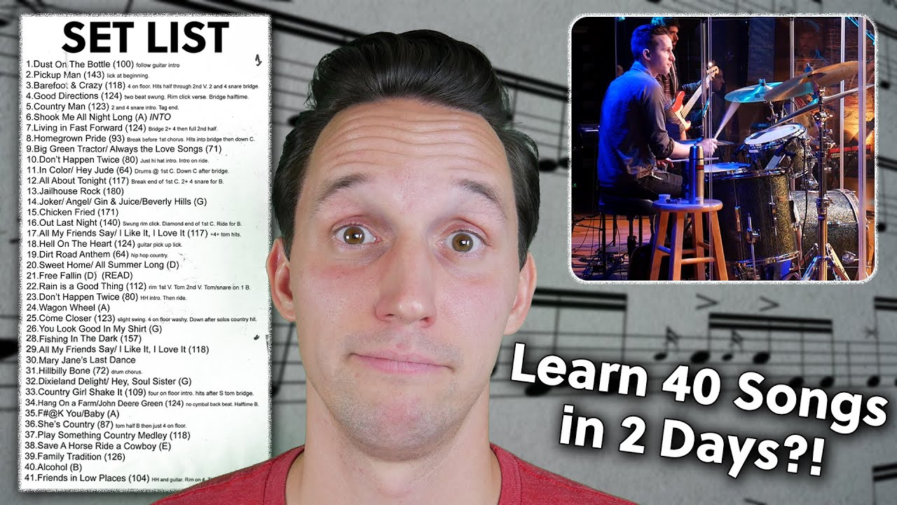 How to Learn Music Quickly (great for live gigs) - YouTube