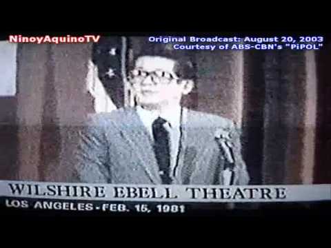 The memory of NINOY AQUINO to his fans