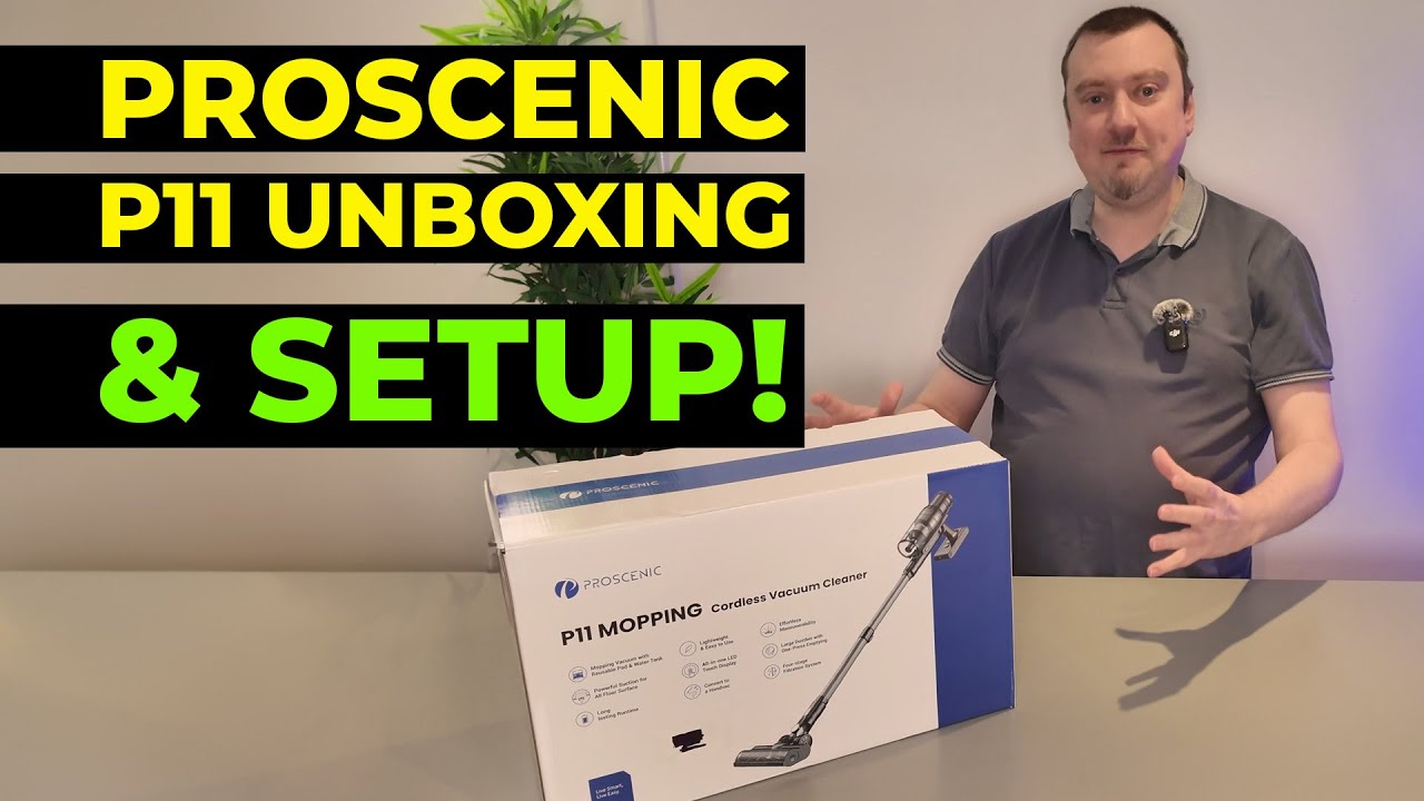 2 in 1 Vacuum + Mop 😲 Cordless Vacuum Cleaner!!! - Proscenic P11 Unboxing  and Review 