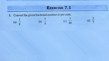 Class 7th maths l Exercise 7.1 l Chapter 7 l Comparing Quantities l Ncert l Solution l Maths