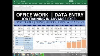 advance Excel Training For Job | Data Entry | functions for data analysis