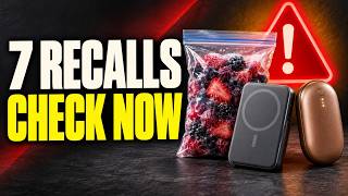 7 Recalls You Need to Check Right Now (September 2026)