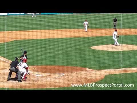 Marlins 3B Matt Dominguez HR - Spring Training 201...