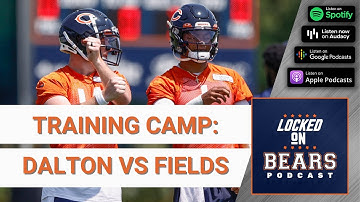 How will Justin Fields and Andy Dalton split practice time? Chicago Bears training camp preview