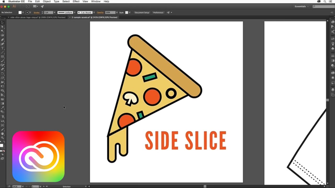 How To Create A Logo In Illustrator Cc 1 6 Adobe Creative Cloud Youtube