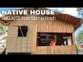 Native house built from start to finish timelapse in philippine  bahay kubo na 10000 pesos gastos