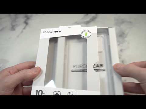 tech21 Pure Clear Case For Samsung Galaxy Note 10+ Unboxing and Review