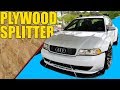 PLYWOOD AERO : MAKING A FRONT SPLITTER FROM WOOD