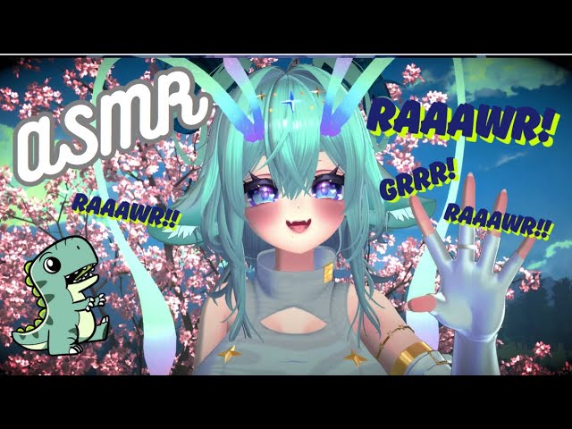 【ASMR】AlienGirl | Only Cute RAAAAAAAWRS grrrr‼️🦖