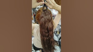 Tóc cột dài qua mông #toccot