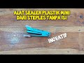 Cara membuat alat sealer mini perekat plastik sederhana