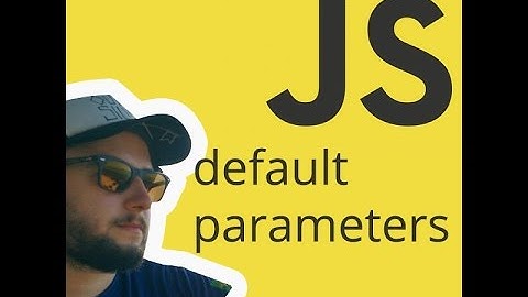 ECMAScript 6: default parameter values