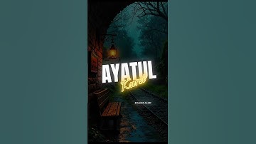 The most powerful ayat in the Quran.🌙🎶 Ayatul kursi | #shorts #shortsfeed #ayatulkursi