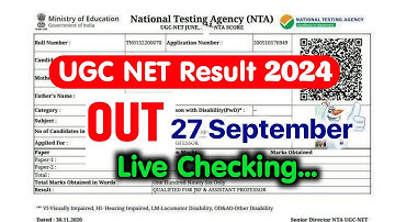 Ugc Net Result 2024 | Ugc Net Result 2024 Kaise Dekhe ? Ugc Net Result 2024