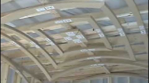 How to install a groin vault ceiling